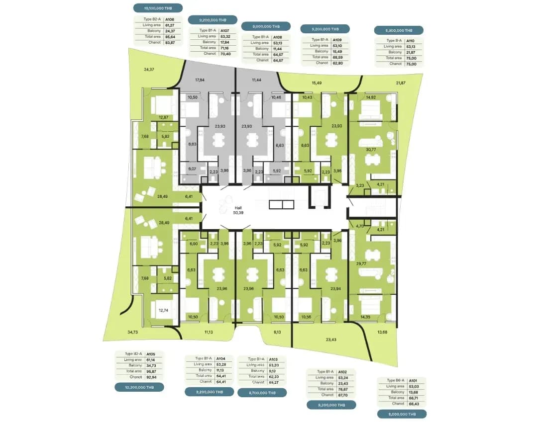 Bamboo Forest — Floor plans 1