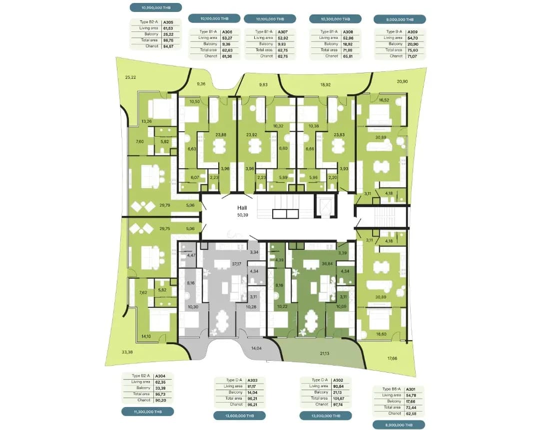 Bamboo Forest — Floor plans 3