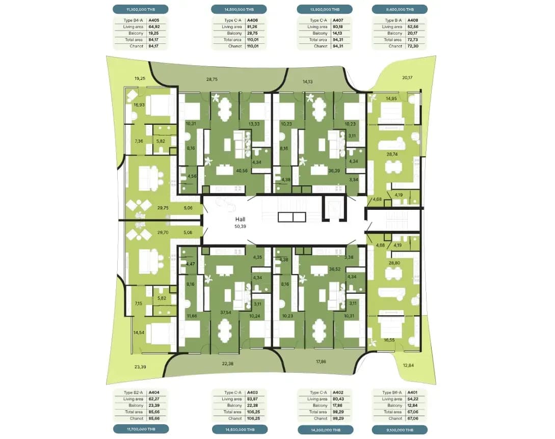 Bamboo Forest — Floor plans 4