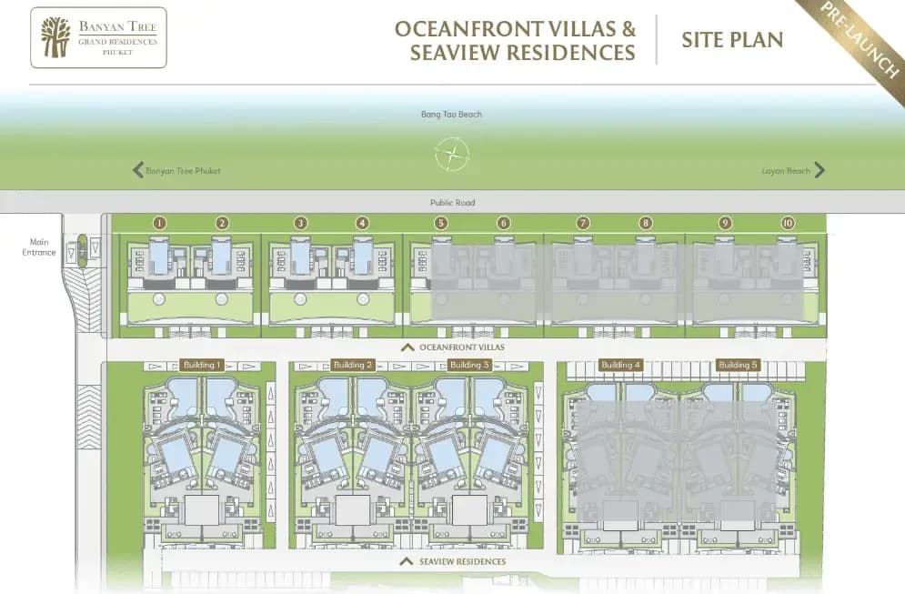 Banyan Tree Seaview Residence — Floor plans 1