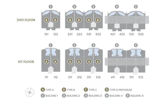 Banyan Tree Seaview Residence — Floor plans 2