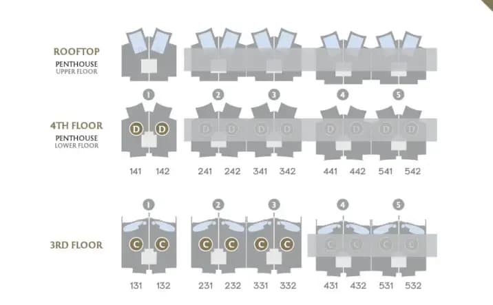 Banyan Tree Seaview Residence — Floor plans 5