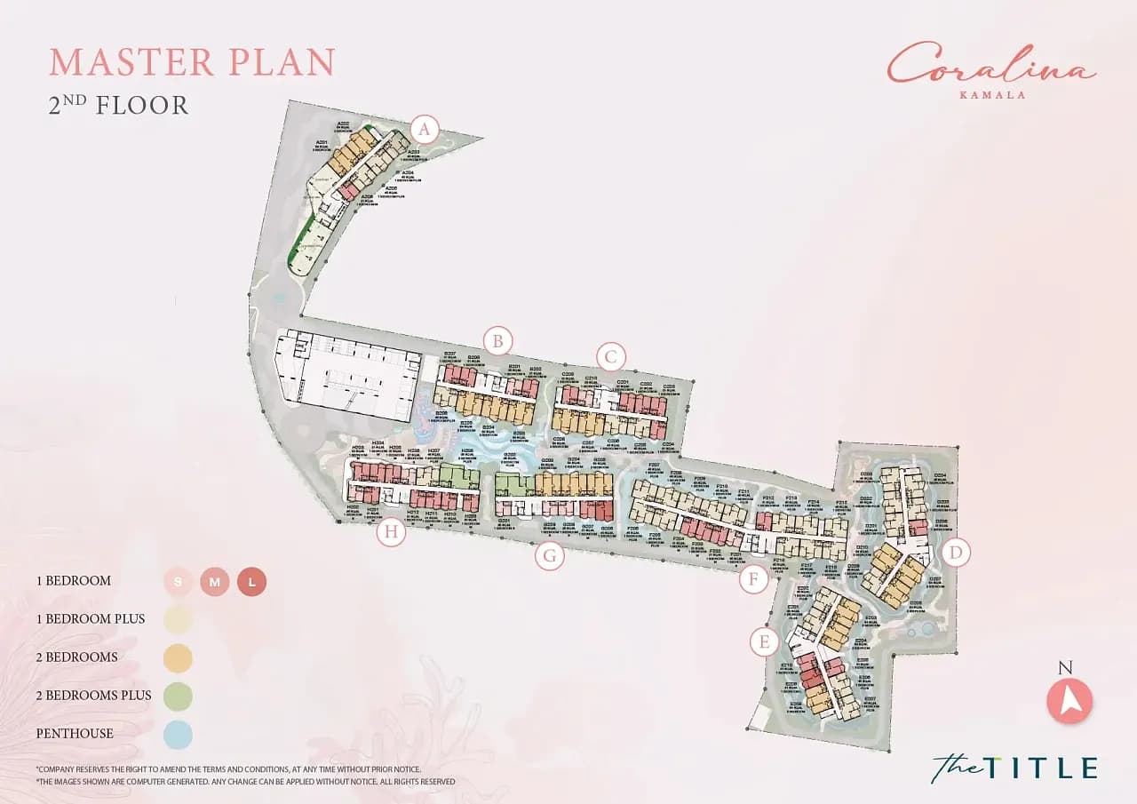 The Title Coralina — Floor plans 2