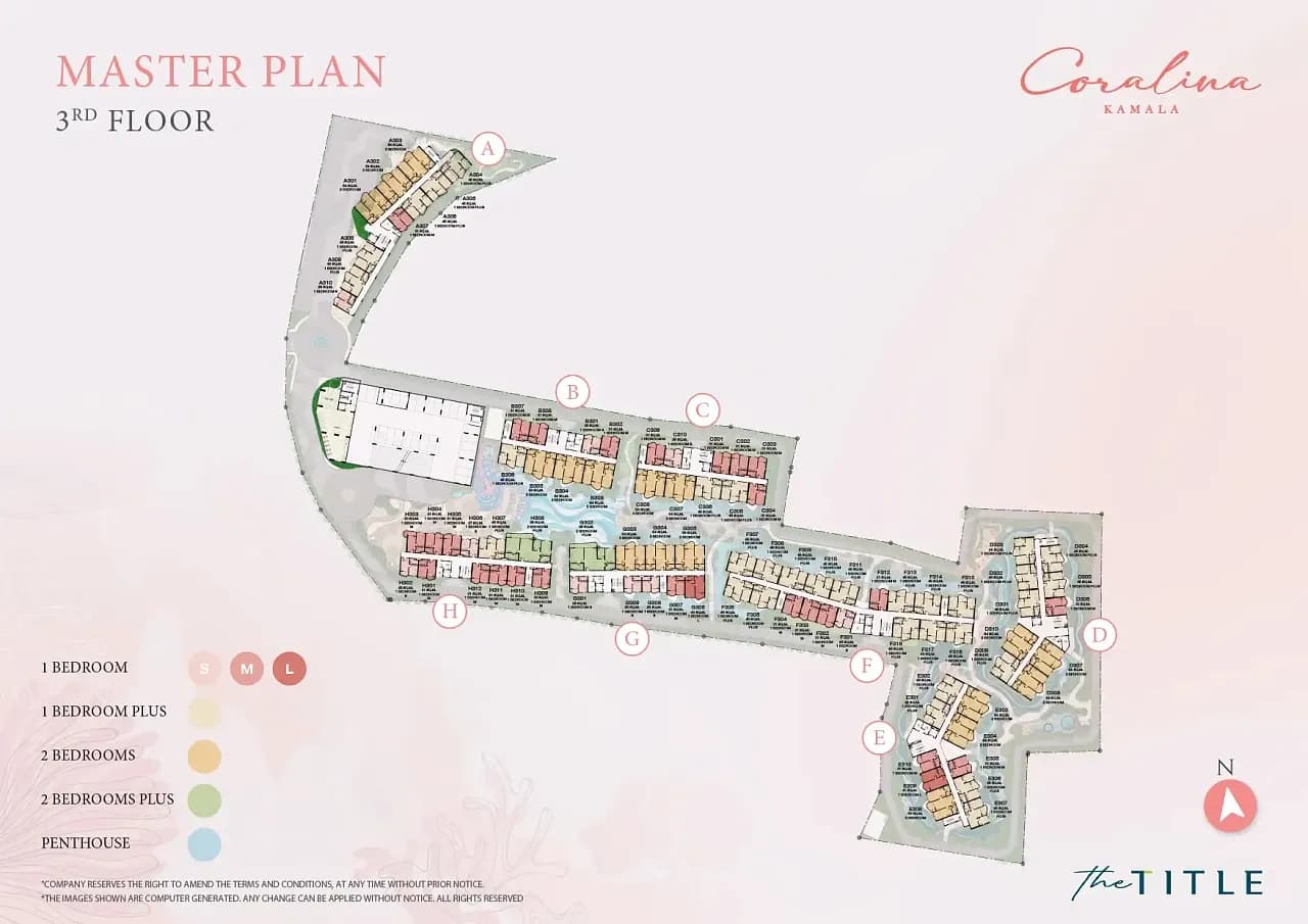 The Title Coralina — Floor plans 3