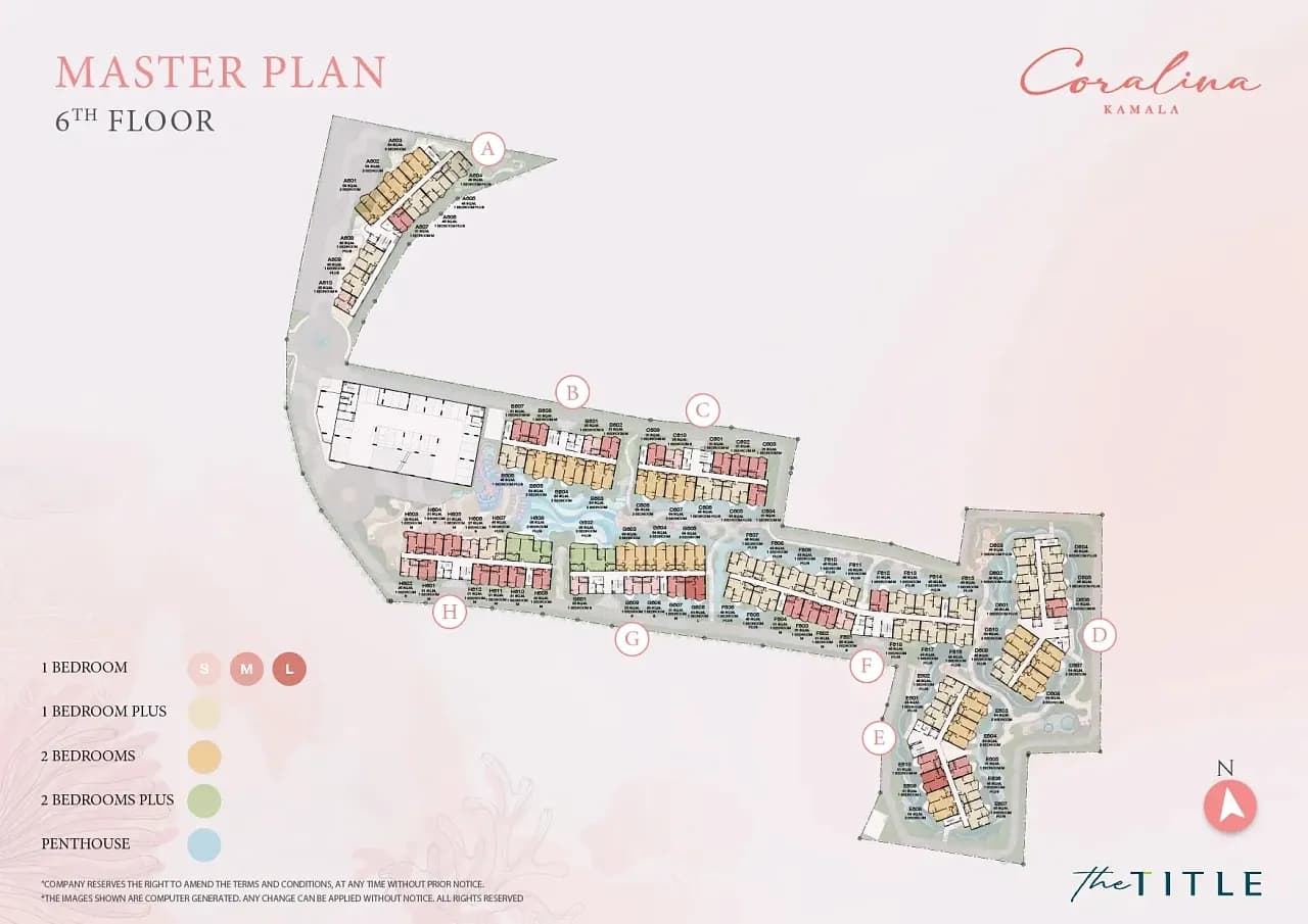 The Title Coralina — Floor plans 6