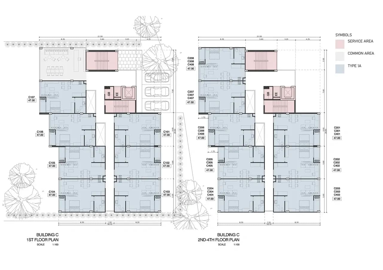 Hennessy Residence — Floor plans 3