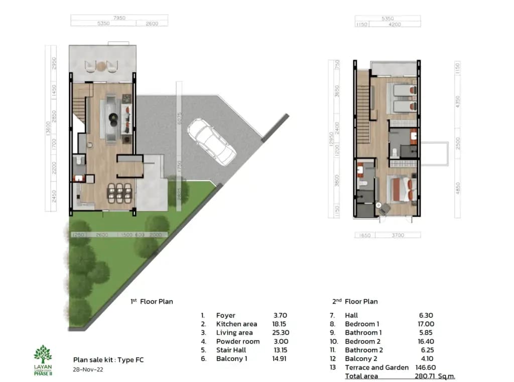 Layan Green Park 2 — Floor plans 1