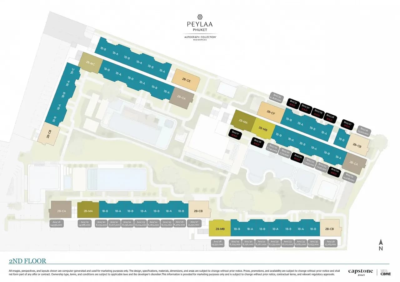 PEYLAA Phuket — Floor plans 3