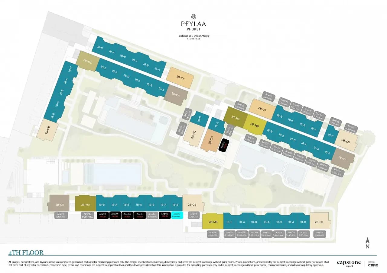PEYLAA Phuket — Floor plans 5