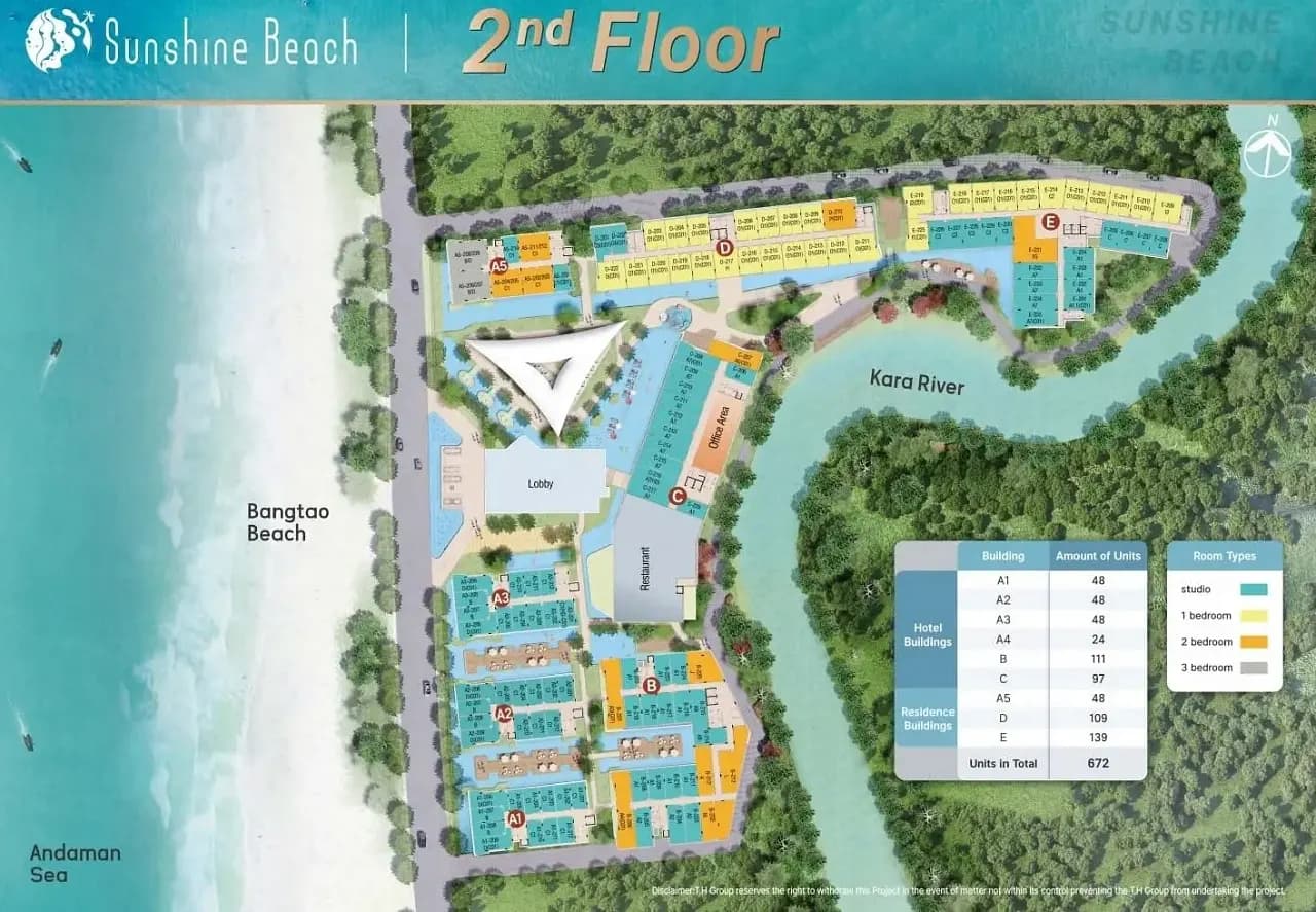 Sunshine Beach Resort — Floor plans 2