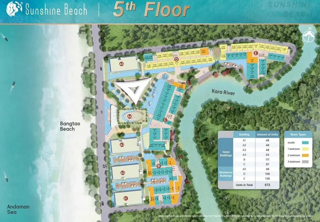 Sunshine Beach Resort — Floor plans 5