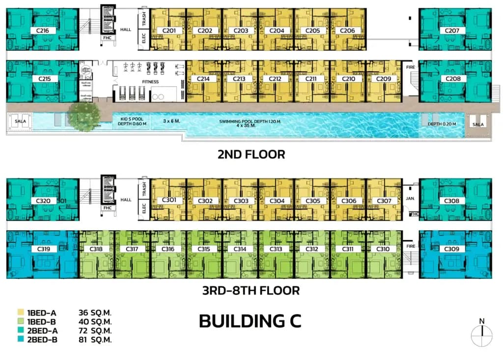 The Ozone Oasis Condo — Floor plans 1