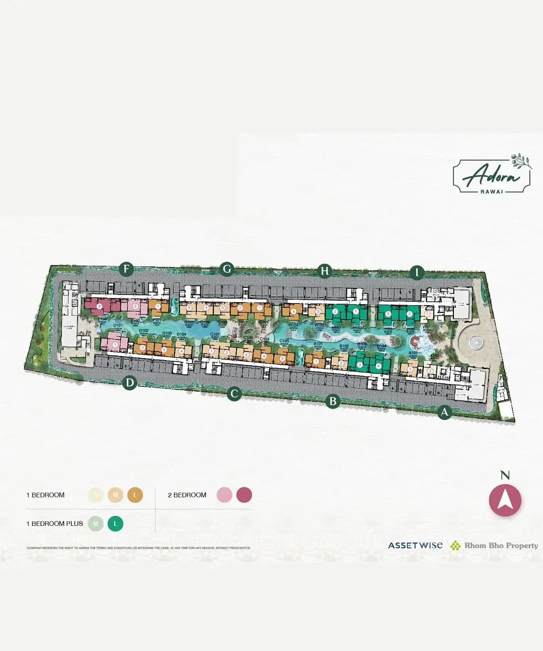 The Title Adora Rawai — Floor plans 1