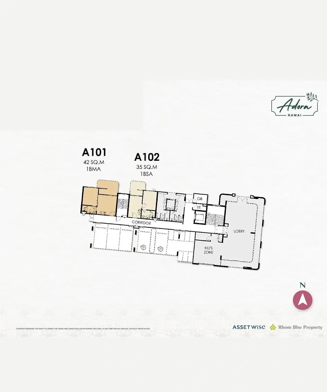 The Title Adora Rawai — Floor plans 6
