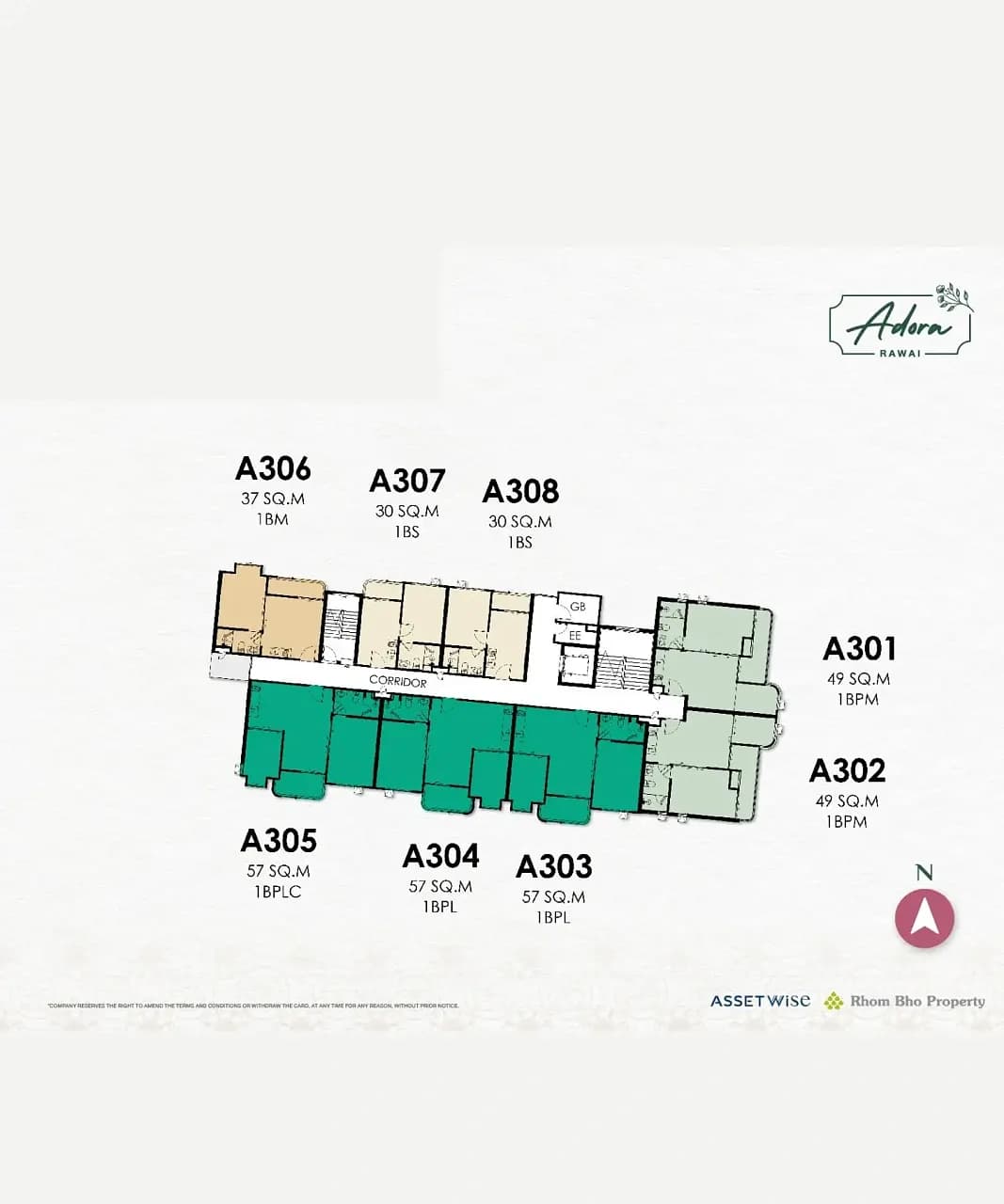 The Title Adora Rawai — Floor plans 8