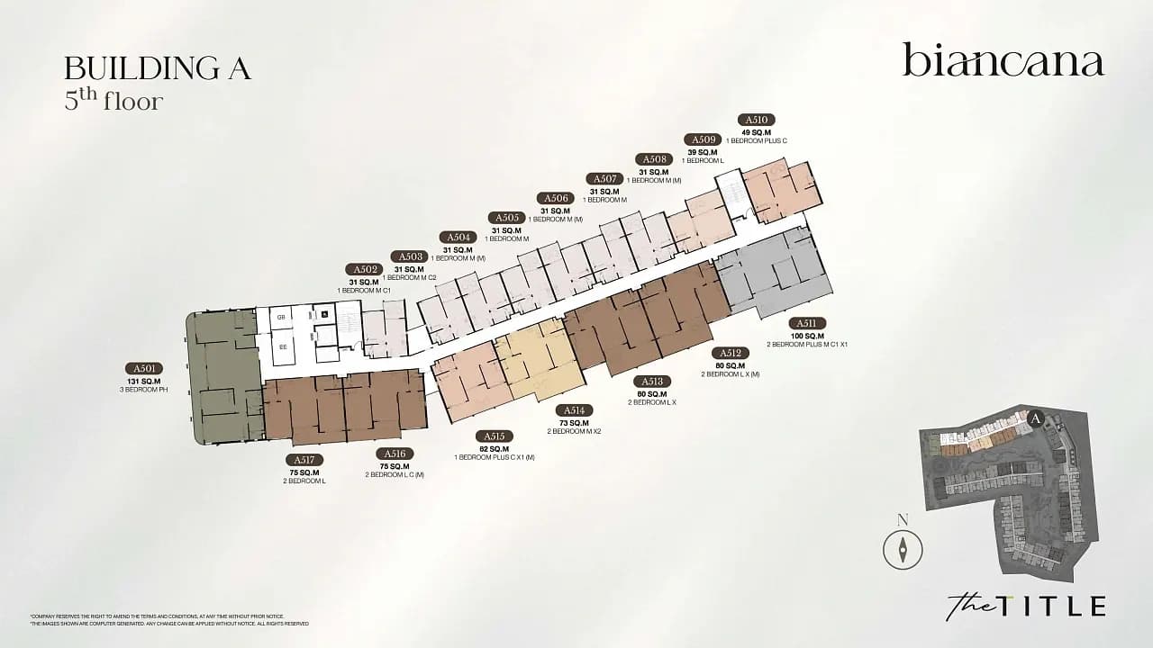 The Title Biancana — Floor plans 10