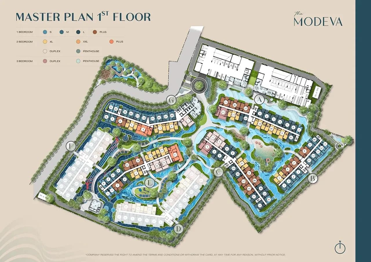 The Title Modeva — Floor plans 1