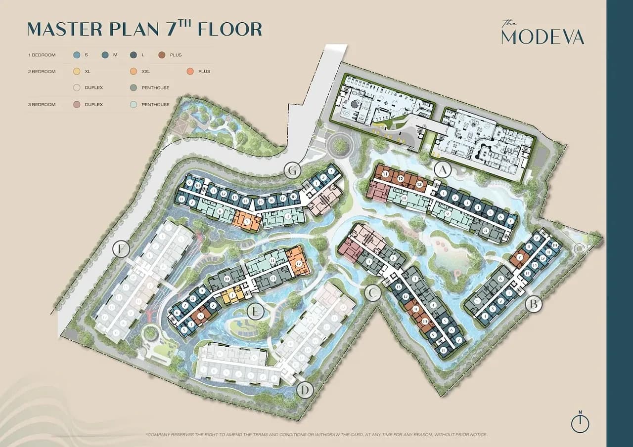 The Title Modeva — Floor plans 7