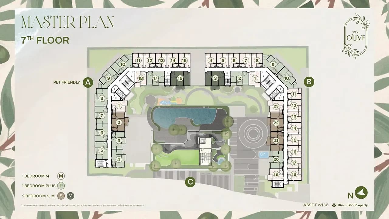 The Title Olive — Floor plans 7