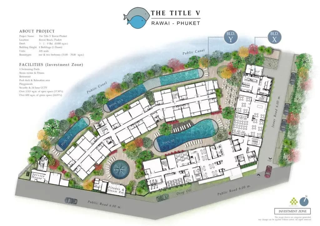 The Title V Rawai — Floor plans 1
