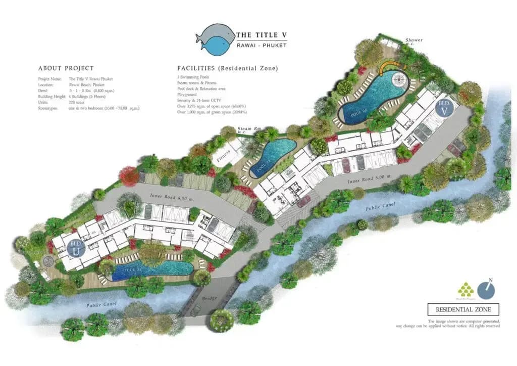 The Title V Rawai — Floor plans 2