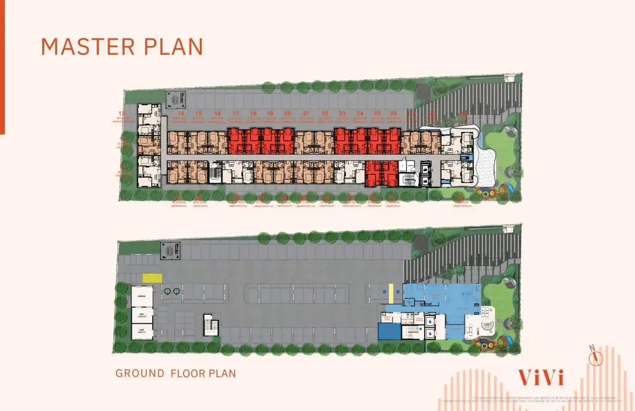 The Title VIVI — Floor plans 1