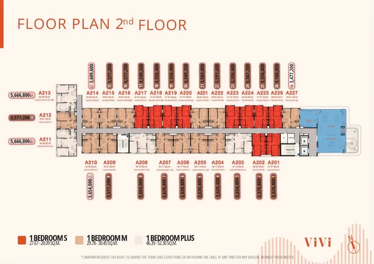 The Title VIVI — Floor plans 2