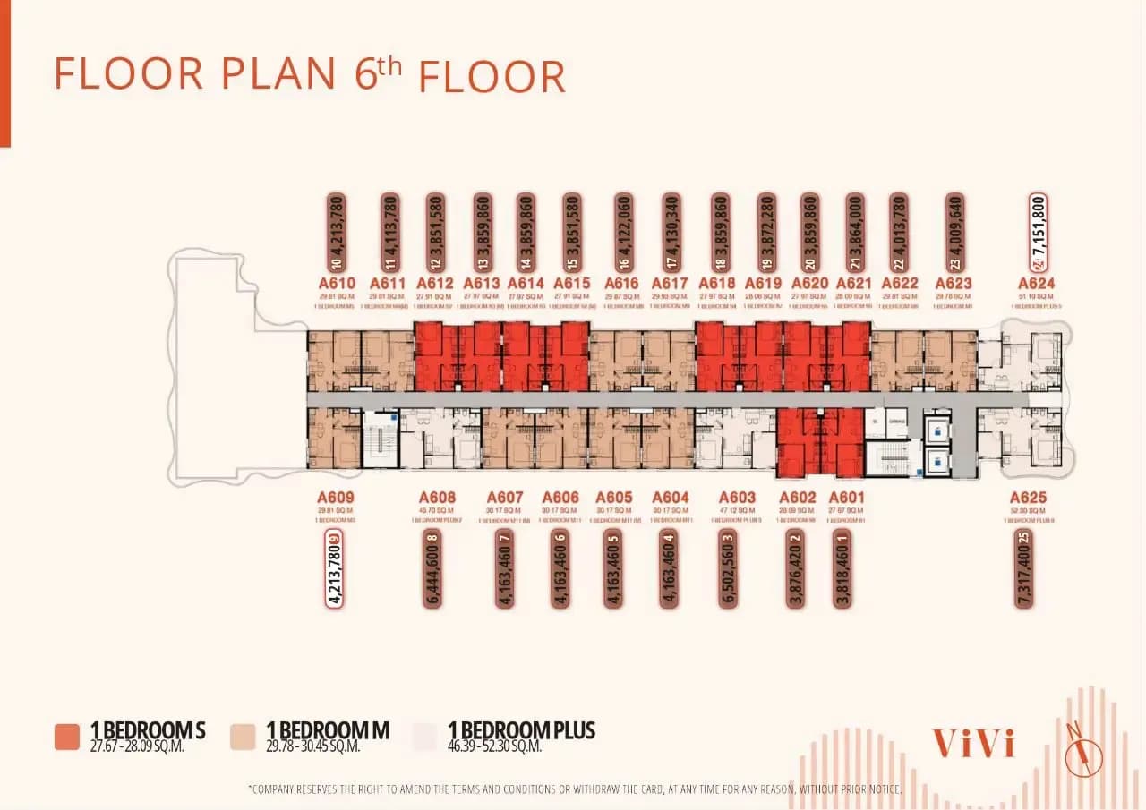 The Title VIVI — Floor plans 6