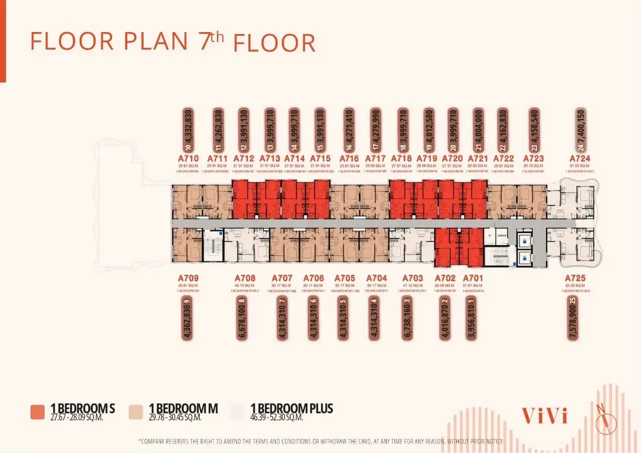 The Title VIVI — Floor plans 7