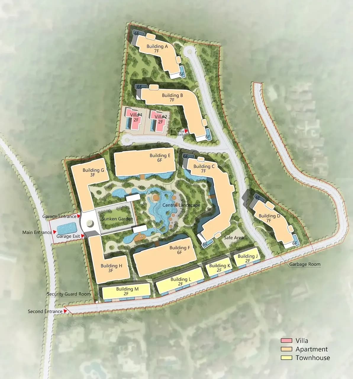 Ayana Heights Seaview Residence — Floor plans 1