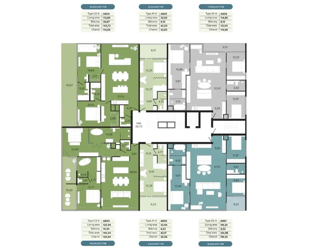 Bamboo Forest — Floor plans 6