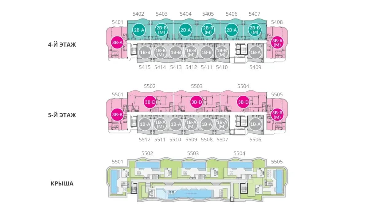 Bellaguna Lake Residences Lotus — Floor plans 5