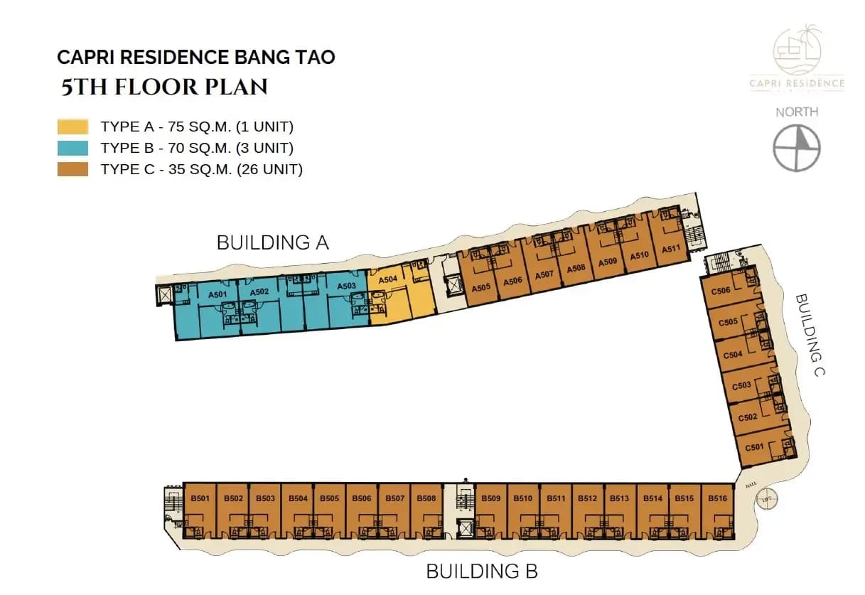 Capri Residence Bangtao — Floor plans 5