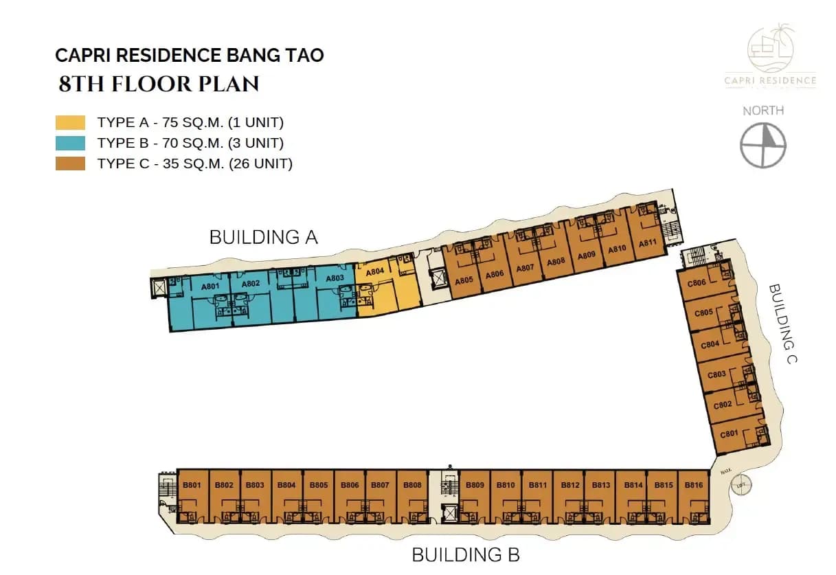 Capri Residence Bangtao — Floor plans 8