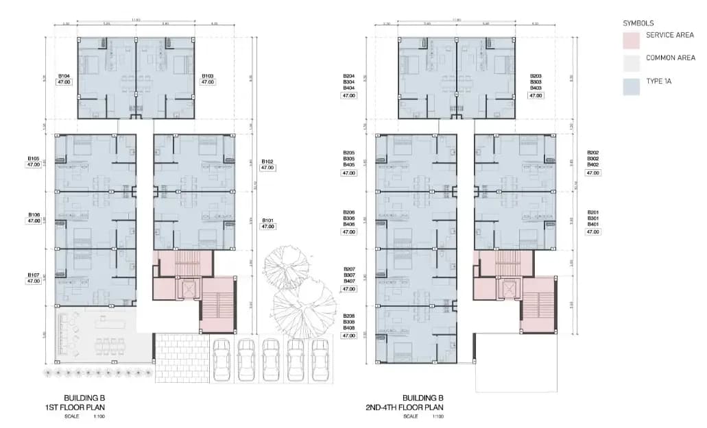 Hennessy Residence — Floor plans 2