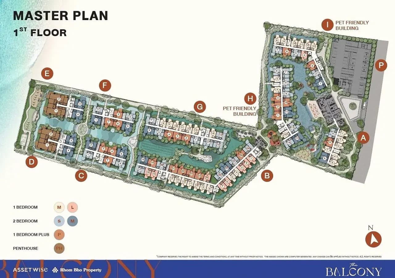 The Title Balcony — Floor plans 1