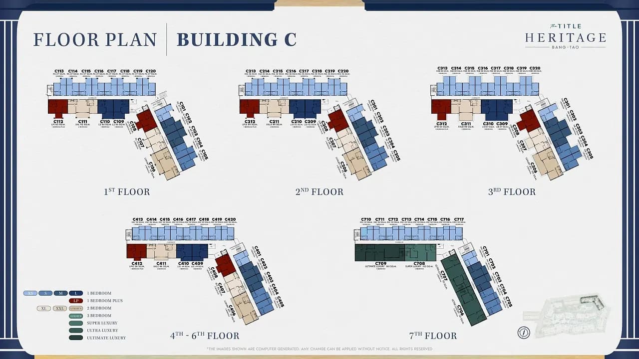 The Title Heritage — Floor plans 4