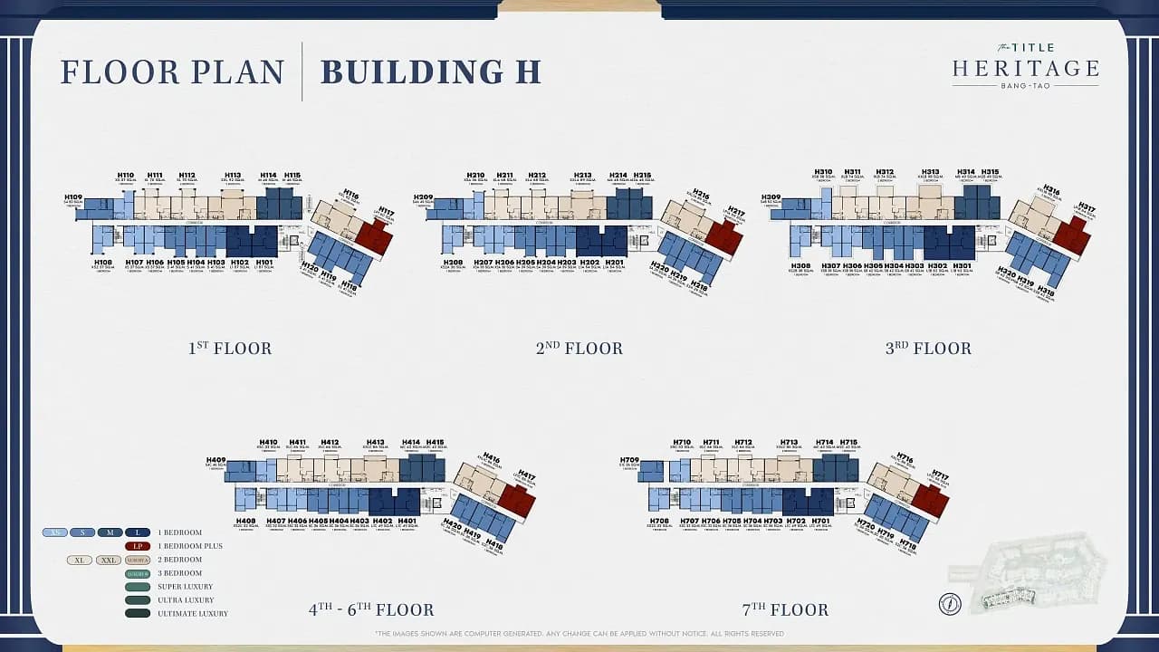 The Title Heritage — Floor plans 6
