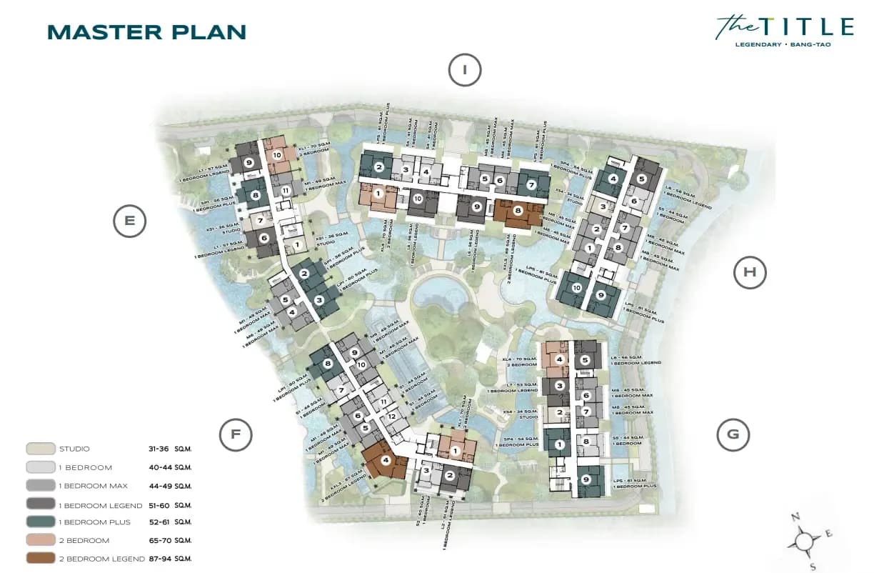 The Title Legendary Bang-Tao — Floor plans 2