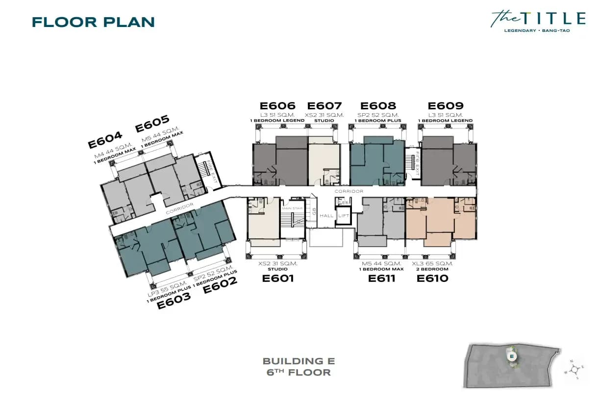The Title Legendary Bang-Tao — Floor plans 7