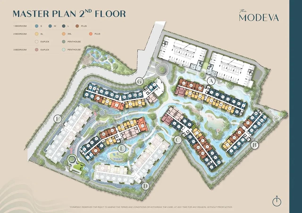 The Title Modeva — Floor plans 2